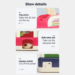 Kimbosmart Mini Puppenmaschine Klauenmaschine Grabber Klauen Maschine Mit Musik Licht DIY Spielzeug Kinder -Barbie Store a0212e13d729c5b9f50f21ffdfc23d7e