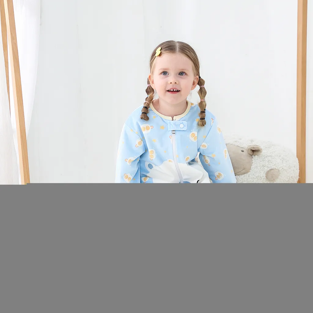 Topchances Baby Schlafsack Neugeboren Winter Leichter Langarm Kinderschlafsack Flanell Cartoon Schlafsack Mit Beinen Outdoor Camping Jungen Mädchen 1-7 Jahre Alt,Hellblau,L 9 Topchances Baby Schlafsack Neugeboren Winter Leichter Langarm Kinderschlafsack Flanell Cartoon Schlafsack Mit Beinen Outdoor Camping Jungen Mädchen 1-7 Jahre Alt,Hellblau,L – Bild 7