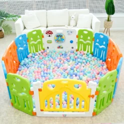 Baby Vivo Laufgitter Aus Kunststoff Mit Tür COLORS XL - Erweiterbar 17 Baby Vivo Laufgitter Aus Kunststoff Mit Tür COLORS XL - Erweiterbar -Barbie Store a0cf1c7908a84081d2dfa92c344c7e5a