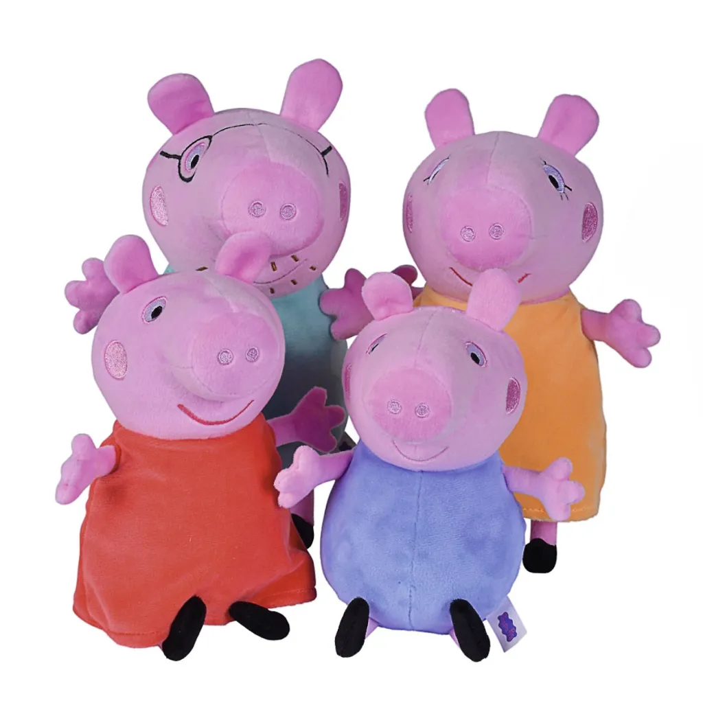 Peppa Pig Plüsch, 1 Stück, 4-fach Sortiert 3 Peppa Pig Plüsch, 1 Stück, 4-fach Sortiert
