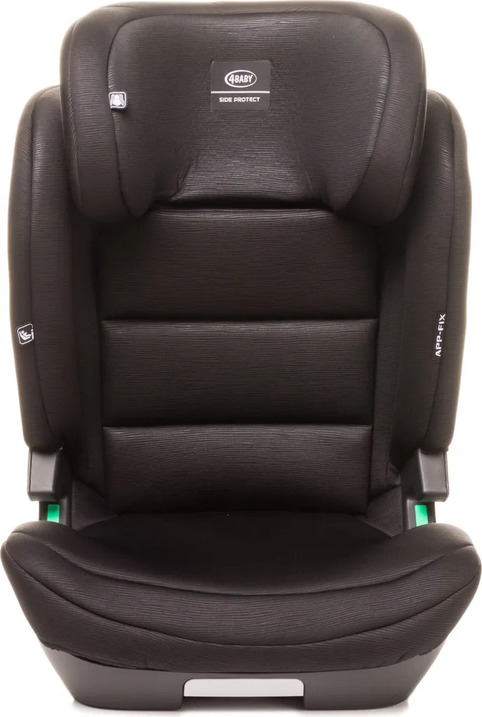 Kindersitz APP-FIX 100-150CM I-SIZE 15-36kg Norm ECE R129, 3 - 12 Jahre, Isofix Seitenprotektoren, Zusätzlicher Kopfschutz, Neigungsverstellung Farbe: Schwarz 5 Kindersitz APP-FIX 100-150CM I-SIZE 15-36kg Norm ECE R129, 3 - 12 Jahre, Isofix Seitenprotektoren, Zusätzlicher Kopfschutz, Neigungsverstellung Farbe: Schwarz – Bild 3