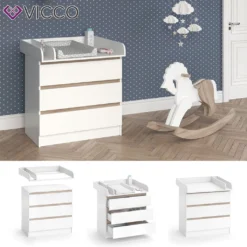 Vicco Wickelkommode Emma Weiß Sonoma 80 X 78 X 48 Cm Holzwerkstoff -Barbie Store a24cc3e806c1382c1bd3378a4bfa6a8a