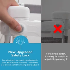 Zehnhase Bettgitter Länge 200 Cm 1 Seite Bettschutzgitter Kinderbettgitter Babybettgitter, Absturzsicherung Für Kinder, Baby, Grau -Barbie Store a2aee5f3fe1efd24a683fa27ee044424 1