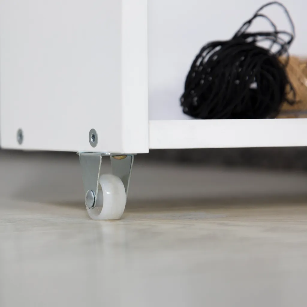 Homestyle4u 1880, Hochbett Kinderbett 90x200 Weiß Schreibtisch Funktionsbett Jugendbett 8 Homestyle4u 1880, Hochbett Kinderbett 90x200 Weiß Schreibtisch Funktionsbett Jugendbett – Bild 6