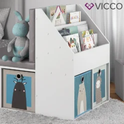 Vicco Kinderregal Onix Weiß 97,1 X 78,4 X 66,8 Cm Holzwerkstoff 14 Vicco Kinderregal Onix Weiß 97,1 X 78,4 X 66,8 Cm Holzwerkstoff -Barbie Store a43932e6ac0674144ed203d962ea3da2