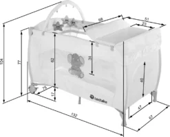 Tectake Kinderreisebett Elefant 132x75x104cm Mit Wickelauflage Und Transporttasche - Braun 16 Tectake Kinderreisebett Elefant 132x75x104cm Mit Wickelauflage Und Transporttasche - Braun -Barbie Store a482a95c8d2ed8b51695c77774a52867
