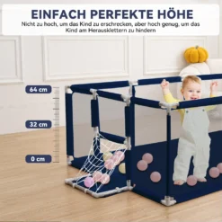 Laufstall Laufgitter Mit Basketballkorb Fußballtor Laufgitterzelt Spielgitter Absperrgitter Schutzgitter Krabbelgitter 181 X 122cm -Barbie Store a4ecf00c2f4585ec1762af46b45349da