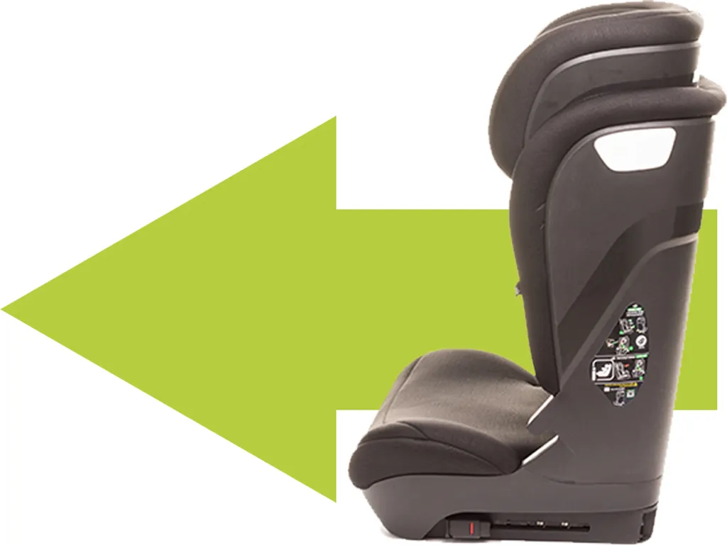 Kindersitz APP-FIX 100-150CM I-SIZE 15-36kg Norm ECE R129, 3 - 12 Jahre, Isofix Seitenprotektoren, Zusätzlicher Kopfschutz, Neigungsverstellung Farbe: Schwarz 7 Kindersitz APP-FIX 100-150CM I-SIZE 15-36kg Norm ECE R129, 3 - 12 Jahre, Isofix Seitenprotektoren, Zusätzlicher Kopfschutz, Neigungsverstellung Farbe: Schwarz – Bild 5