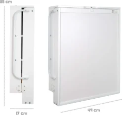 Roba Wandwickelregal, Weiß, Mit Wickelauflage 'roba Style Grau', Klappbar, Platzsparend, 2 Fächer -Barbie Store a7780577846c668751971da6704628b7