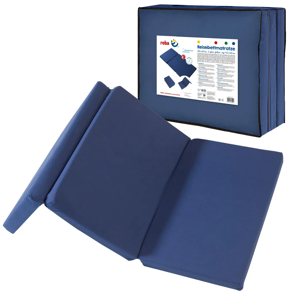 Roba Reisebettmatratze, Matratze Für Reisebett Und Babybett 60x120cm, Klappmatratze & Tragetasche 9 Roba Reisebettmatratze, Matratze Für Reisebett Und Babybett 60x120cm, Klappmatratze & Tragetasche – Bild 7