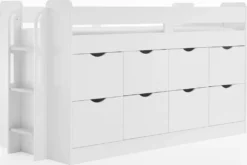 Funktions-/Hochbett FLORI, LF 90 X 200 Cm Inkl. Lattenrost Und 8 Großen Schubladen 19 Funktions-/Hochbett FLORI, LF 90 X 200 Cm Inkl. Lattenrost Und 8 Großen Schubladen -Barbie Store ae37e8e8c6b1533354b5d19ad182a41f