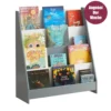 SoBuy KMB32-HG Kinder Bücherregal Kinderregal Aufbewahrungsregal Für Kinder Büchergestell Grau BHT Ca.: 80x88x30cm -Barbie Store ae4c5d18fe4da2fa07c38d654de23150