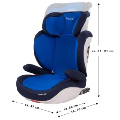 Froggy® Autokindersitz Mit ISOFIX Gruppe II/III + Sicherheitsnorm ECE R44/04 + 5-Punkte-Sicherheitsgurt Verstellbare Kopfstütze+Rückenlehne Blau 19 Froggy® Autokindersitz Mit ISOFIX Gruppe II/III + Sicherheitsnorm ECE R44/04 + 5-Punkte-Sicherheitsgurt Verstellbare Kopfstütze+Rückenlehne Blau -Barbie Store af1832ee157cb31bc0453f815d0f1c54