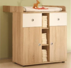 Wickelkommode Schrank Wickeltisch Kommode Wickelauflage Babyzimmer "Floris I" -Barbie Store b17b16ce13fc1bcf853ba7aaafb37539