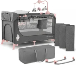 JOY-Reisebett 2in1 Von Kinderkraft Mit Zubehör Rosa -Barbie Store b25e859cd6019d1573eab642fcf9ef3b