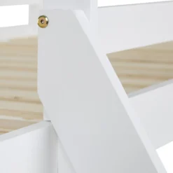 Homestyle4u 1898, Kinderbett Etagenbett 90x200 Und 140x200 Jugendbett Hochbett Weiß Holz -Barbie Store b3edc4e6811421c0780defab46a629d9