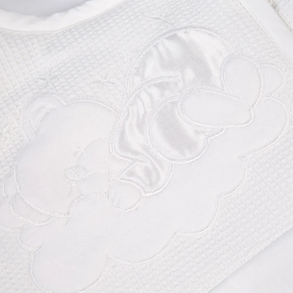 Schlafsack Babyschlafsack Von Sleeping Bear In Weiß 70cm 100% Baumwolle 4 Schlafsack Babyschlafsack Von Sleeping Bear In Weiß 70cm 100% Baumwolle – Bild 2