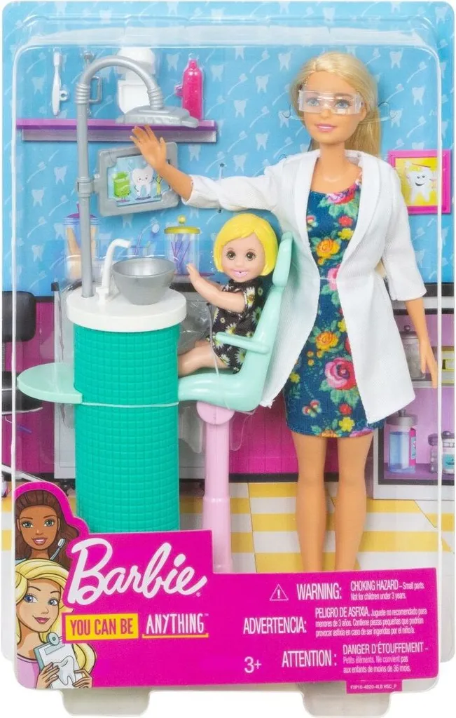 Barbie Zahnärztin-Puppe (blond) Und Spielset 16 Barbie Zahnärztin-Puppe (blond) Und Spielset – Bild 14