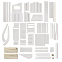 Juskys Kinderbett Baumhaus 90 X 200 Cm Mit Dach, Rutsche & Leiter – Etagenbett Weiß Für Kinder – 2x Lattenrost Bis 150 Kg – Hausbett Aus Massivholz -Barbie Store b5c27e595ce424ce6d355e683c02b141