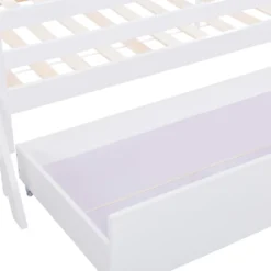 Merax Kinderbett Miki Hochbett Mit Leiter Und Schubladen, Inkl. Lattenrost Und Rausfallschutz, Hausbett 160x80cm Kinderhaus Jugendbett Spielbett Aus Massivholz, Weiß -Barbie Store b65ccb9268fb7b2ab3b34cd61676ddd6