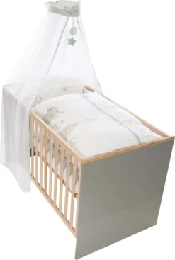 Roba Kinder-Bettgarnitur 4-tlg, 'Sternenzauber®', Bettset Mit Bettwäsche 100x135cm, Nestchen, Himmel -Barbie Store b75f5c6f69a8c67b59fcc3c312f0bfb8