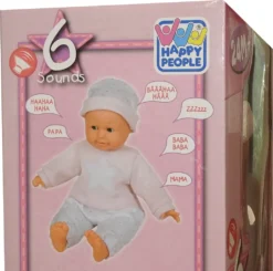 Happy People 50308 Große Babypuppe Mit Sound -Barbie Store b7605f4dc454c787f6fdb044ddfb7602