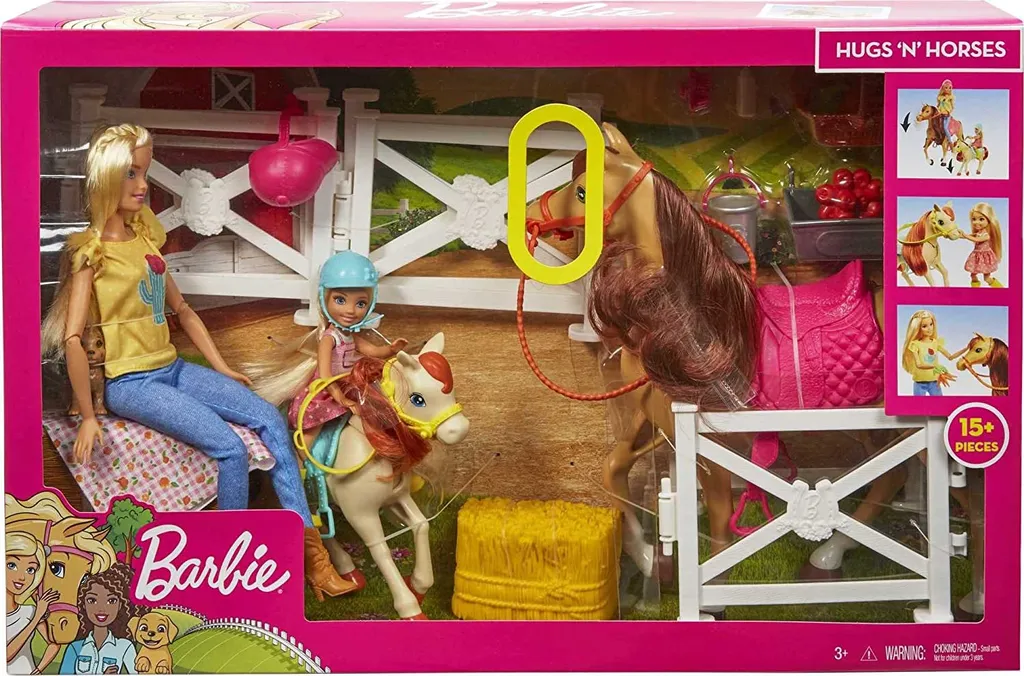 Mattel GLL70 - Barbie - Spielset, Puppen, Pferde Mit Zubehör, Reitspaß 3 Mattel GLL70 - Barbie - Spielset, Puppen, Pferde Mit Zubehör, Reitspaß