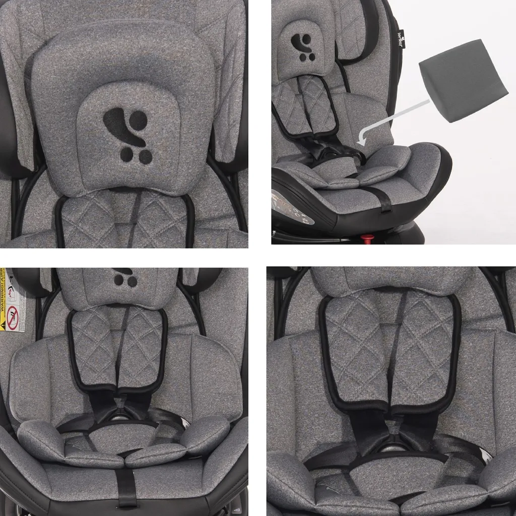 Lorelli Kindersitz Aviator SPS Isofix Gruppe 0+/1/2/3 (0 - 36 Kg) 0 - 12 Jahre Hellgrau 8 Lorelli Kindersitz Aviator SPS Isofix Gruppe 0+/1/2/3 (0 - 36 Kg) 0 - 12 Jahre Hellgrau – Bild 6