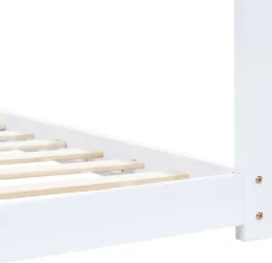VidaXL Kinder-Bettgestell Weiß Massivholz Kiefer 70 X 140 Cm -Barbie Store bb237ad293a7452f0d94919ee0ad1c6d