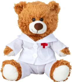 Teddybär Doktor 23 Cm Braun Arzt Kittel
