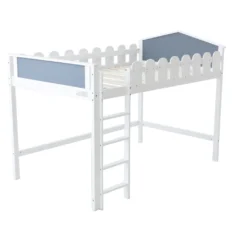 Merax Kinderbett 120 X 200/90 X 200 Cm Etagenbett Hochbett Mit Lattenrost, Spielbett Massiv Stock Kiefernbett Bett, Weiß -Barbie Store bcf632cbfd1cfdbd5e5a8f6f2bf615b2