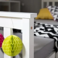 Homestyle4u 1416, Holzbett 90x200, Jugendbett Mit Lattenrost, Weiss, Kiefer Massivholz -Barbie Store be4efef0e18a34ea802840902257bb22