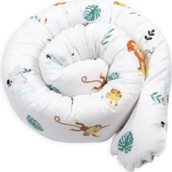 Bettschlange Baby Bettumrandung 200 Cm - Nestchenschlange Bettrolle Für Babybett Gitterbett Beistellbett Umrandung Safari Motiv -Barbie Store be57a7ff1b649c8fcc3c36bb32ce10ff