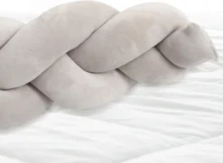 EINFEBEN 3M Baby Nestchen Bettschlange Babyschlafhilfe Kinder Baby Stereotypes Kissen Grau -Barbie Store bf8449f7c8b7365fe469b753f45e983f