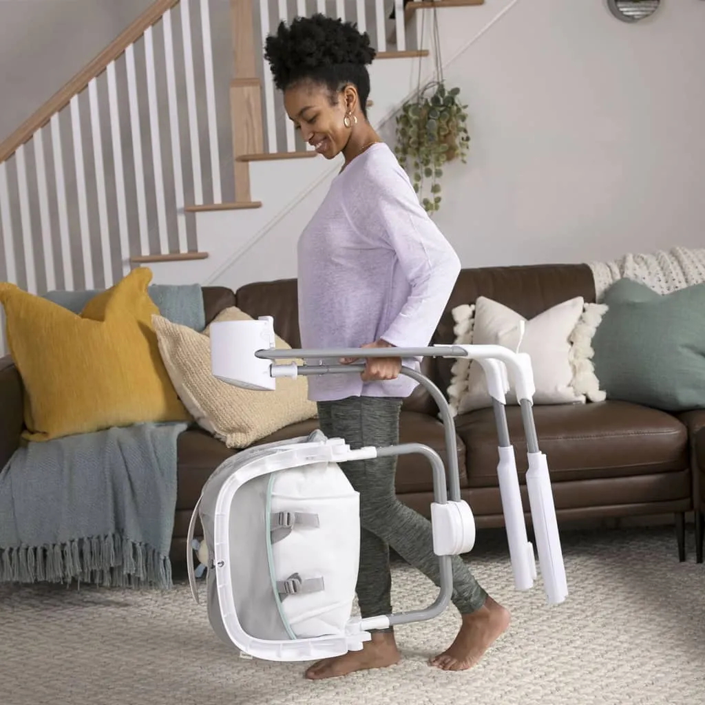 Ingenuity Baby Tragbare Schaukel AnyWay Sway PowerAdapt Dual-Direction, Spruce Babyschaukeln Wippen 15 Ingenuity Baby Tragbare Schaukel AnyWay Sway PowerAdapt Dual-Direction, Spruce Babyschaukeln Wippen – Bild 13