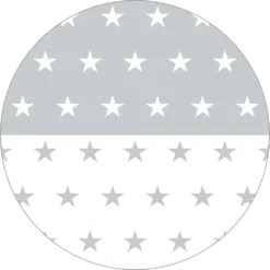 Roba Laufgitter, 6-eckig, Inkl. Schutzeinlage 'Little Stars' & Rollen, Holz Weiß -Barbie Store c18dc61f64c161272d776c52fd627144