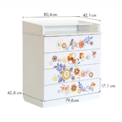 Wickelkommode Wickeltisch Simple Mit Motiv Von Polini Kids -Barbie Store c2b0b98c9634208cf7dc433f629ef91a