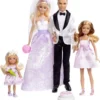 Hochzeitsset | Barbie Puppe | Mit Ken, Stacie & Chelsea | Mattel DJR88