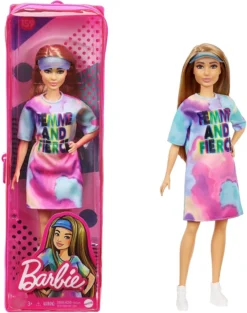 Barbie Fashionistas Puppe Im Tie Dye Kleid, Anziehpuppe, Modepuppe -Barbie Store c576ea72c958298f27efdbde6167e5d5