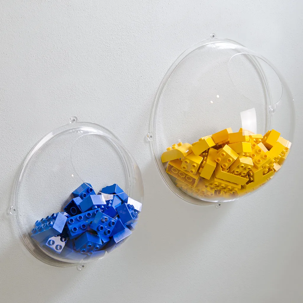 HMF 46632-22 Wandregal Acrylhalbkugel, Hängedisplay, Ø 32 Cm, Transparent 7 HMF 46632-22 Wandregal Acrylhalbkugel, Hängedisplay, Ø 32 Cm, Transparent – Bild 5