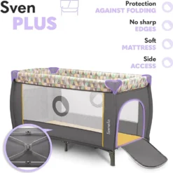 Lionelo Sven Plus In GELB Kinder Baby Reisebett Mit Wickeltisch Kinderbett Babybett Balachin Moskitonetz Urlaub Reise Laufstall Wickelauflage Spieluhr -Barbie Store c657f6ec010c18d9ed206c67a825d129