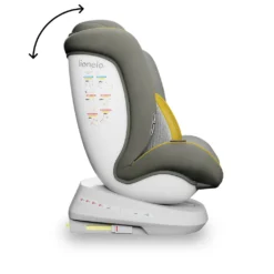 Lionelo Bastiaan One Kindersitz 360° Drehbar Autokindersitz Mit ISOFIX 0-36 Kg Gelb -Barbie Store c669ebb0f27e816b6bfbe615953a852c