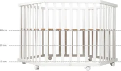 Roba Laufgitter, 6-eckig, Inkl. Schutzeinlage 'Little Stars' & Rollen, Holz Weiß -Barbie Store c6a3e0c460f52b06aa7a5df234669ba3