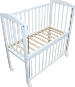Beistellbett Babybett 90x40 Cm Mit Matratze Und Räder Höhenverstellbar Weiss -Barbie Store c7809d3a7bb364fc296adecfc04f0f14