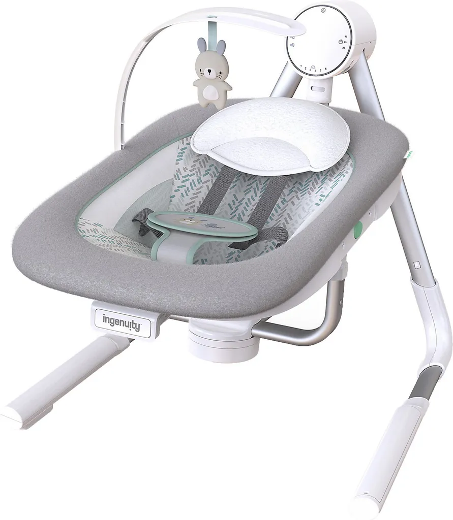 Ingenuity Baby Tragbare Schaukel AnyWay Sway PowerAdapt Dual-Direction, Spruce Babyschaukeln Wippen 3 Ingenuity Baby Tragbare Schaukel AnyWay Sway PowerAdapt Dual-Direction, Spruce Babyschaukeln Wippen