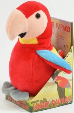 Kögler Labertier Papagei Paul Plappert Alles Nach Wackelkopf Plüschpapagei NEU -Barbie Store c9b98aaecb0e6a8ab8b3fe8776ad7e6b