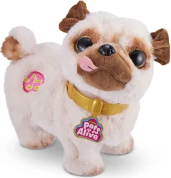 ZURU Spielwaren Pets Alive - Poppy Der Popo Wackelnde Mops Funktionsplüsch Actionfiguren -Barbie Store ca3b0383efc2b455099265ece5f1817c