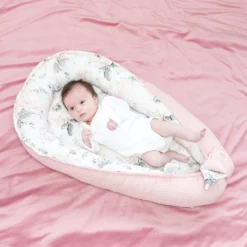 Babynest Neugeborene Nestchen Baby 90x50 Cm - Kokon Handmade Zweiseitig Aus Baumwolle Waffel Mit Babynestchen Wilde Rose Rosa -Barbie Store caa56316a91c418e75c0b3585e0ba83e