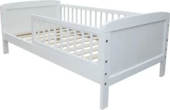 Micoland Kinderbett Juniorbett 140x70 Cm Umbaubar Weiss