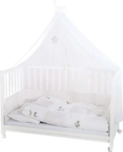 Roba Roombed 'Fox & Bunny' Babybett 60x120 Cm, Beistellbett Zum Elternbett Mit Kompletter Ausstattung -Barbie Store cb64f11b05bf6a448974190455da4a36